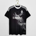 Maillot de football Real Madrid 14/15, version rétro, marque Le 12 -ème Maillot, blanc avec logo et détails traditionnels.