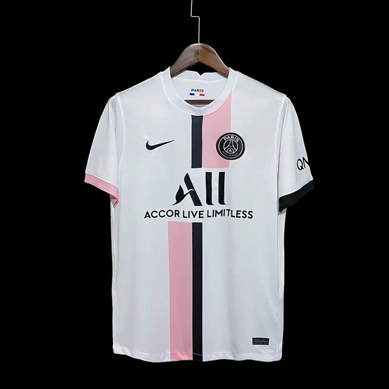 Maillot extérieur du Paris Saint-Germain 21/22, modèle Le 12, en tissu bleu avec détails blancs et logo de l'équipe.