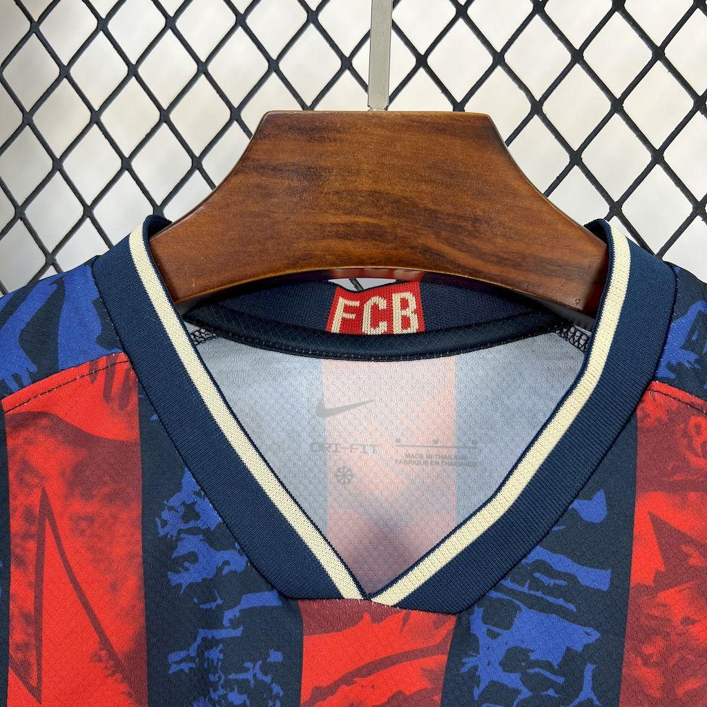 Maillot FC Barcelone concept 2025-26 de Le 12 -ème Maillot, vue de face avec logo et design innovant.