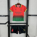 Maillot enfant AC Milan concept 2025-26 de la marque Le 12 -ème Maillot, vue de face avec logo et design moderne