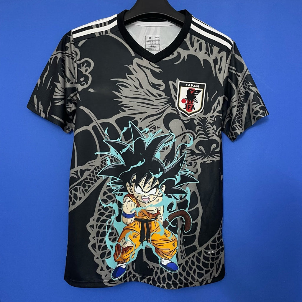 Maillot pour enfants 25/26 Japon anime noir de la marque Le 12 -ème Maillot, design spécial et graphique.