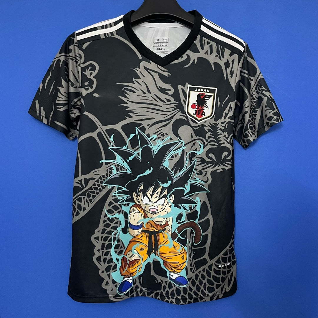 Maillot pour enfants 25/26 Japon anime noir de la marque Le 12 -ème Maillot, design spécial et graphique.