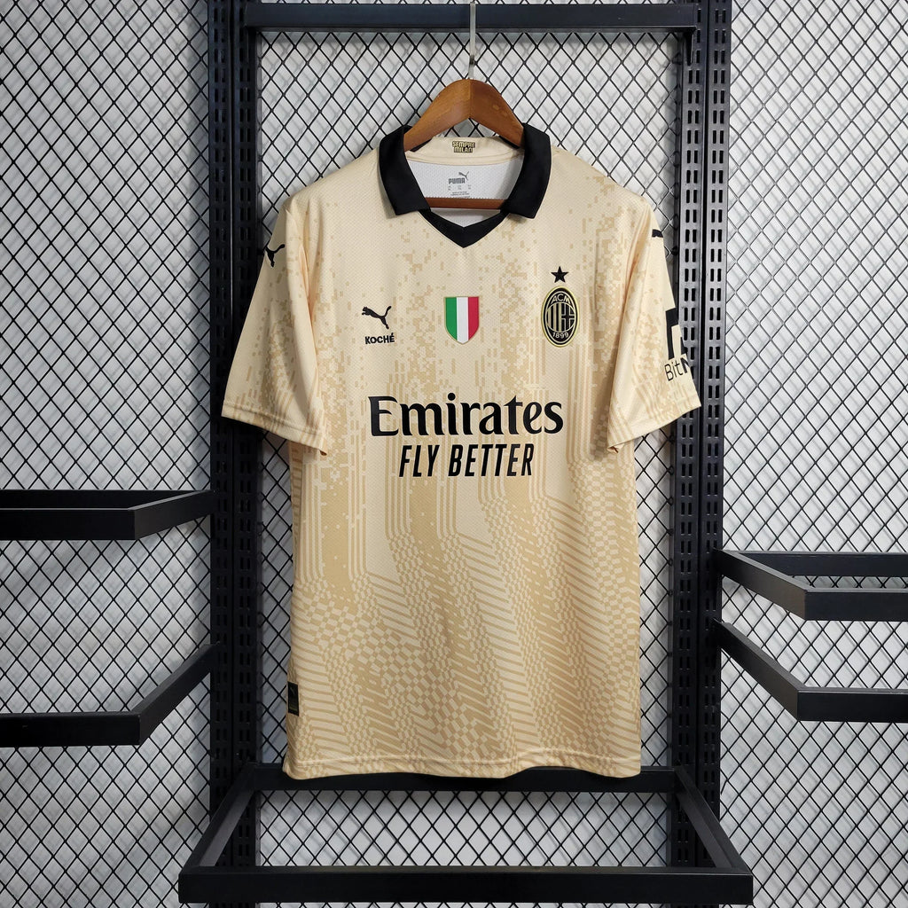 Maillot AC Milan édition spéciale 2023 2024 Le 12 -ème Maillot, maillot de football avec logo et détails de l'équipe.