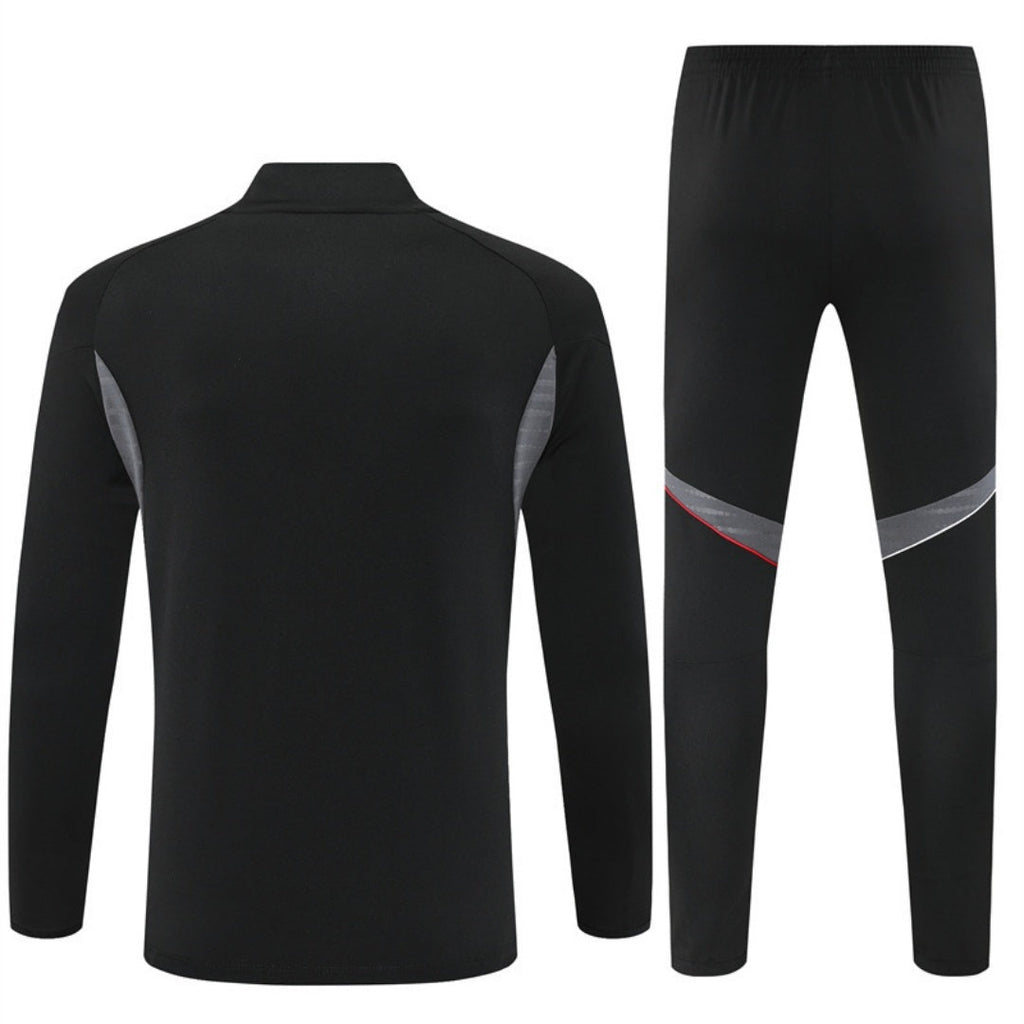 Ensemble Ajax noir pour enfants en taille 25/26, maillot de sport de la marque Le 12 -ème Maillot, vêtement de football.