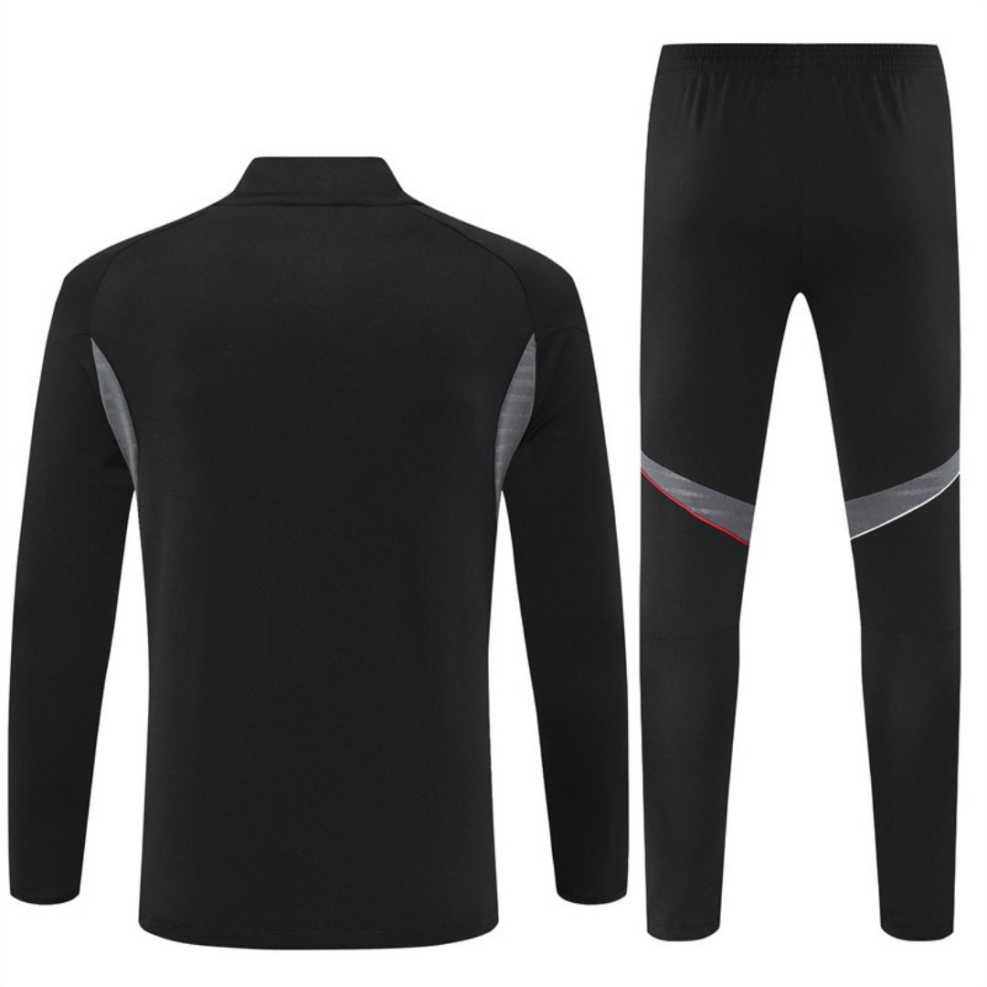 Ensemble Ajax noir pour enfants en taille 25/26, maillot de sport de la marque Le 12 -ème Maillot, vêtement de football.