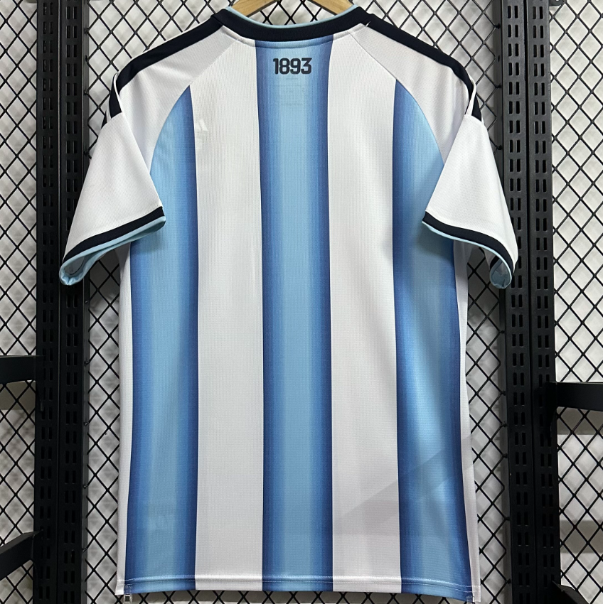Maillot domicile Argentine 25/26 Le 12 -ème Maillot, maillot de football avec les couleurs et logo de l'équipe nationale.