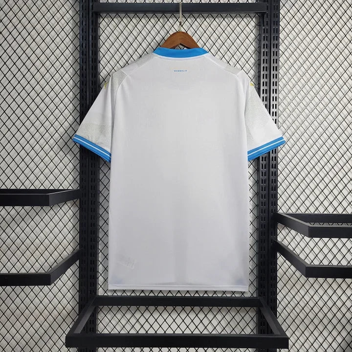 Maillot domicile Olympique de Marseille 2023-2024 Le 12 -ème Maillot, jersey de football avec logo et couleurs officielles.