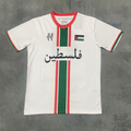 Maillot FC Filastin blanc pour enfants 25/26 ans, marque Le 12 -ème Maillot, avec logo et design sportif visible.