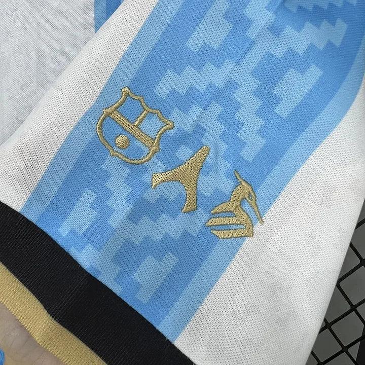 Maillot Argentine de football Le 12 pour 2025-2026, vue front avec design concept et détails du maillot national argentin.