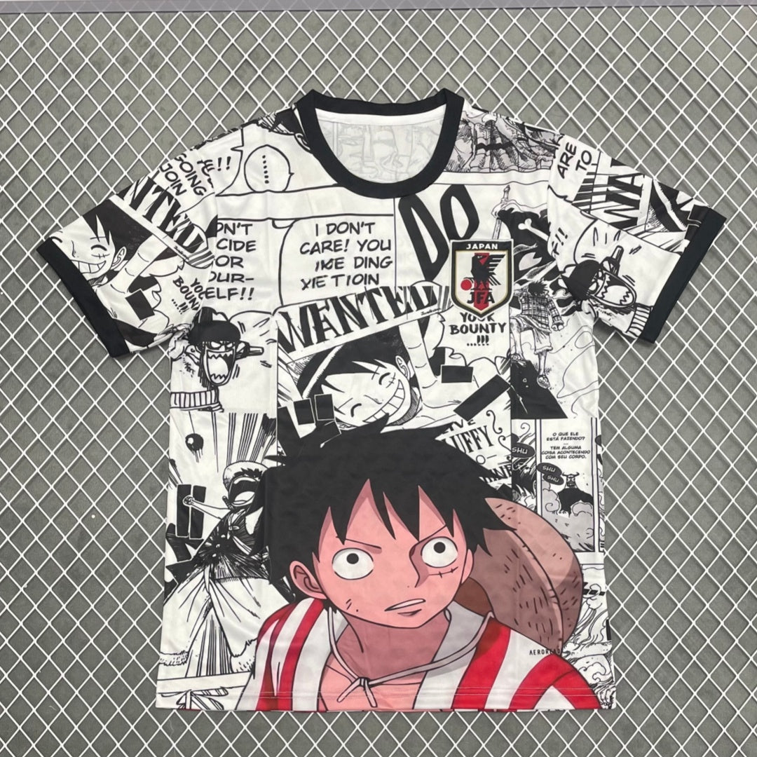 Maillot 25/26 Japan Anime Le 12 -ème Maillot, design spécial avec motifs japonais, vue de face sur fond blanc