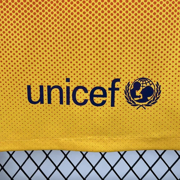Maillot de football FC Barcelone 2012-2013 rétro, marque Le 12-ème, vue de face avec logo et détails du maillot.