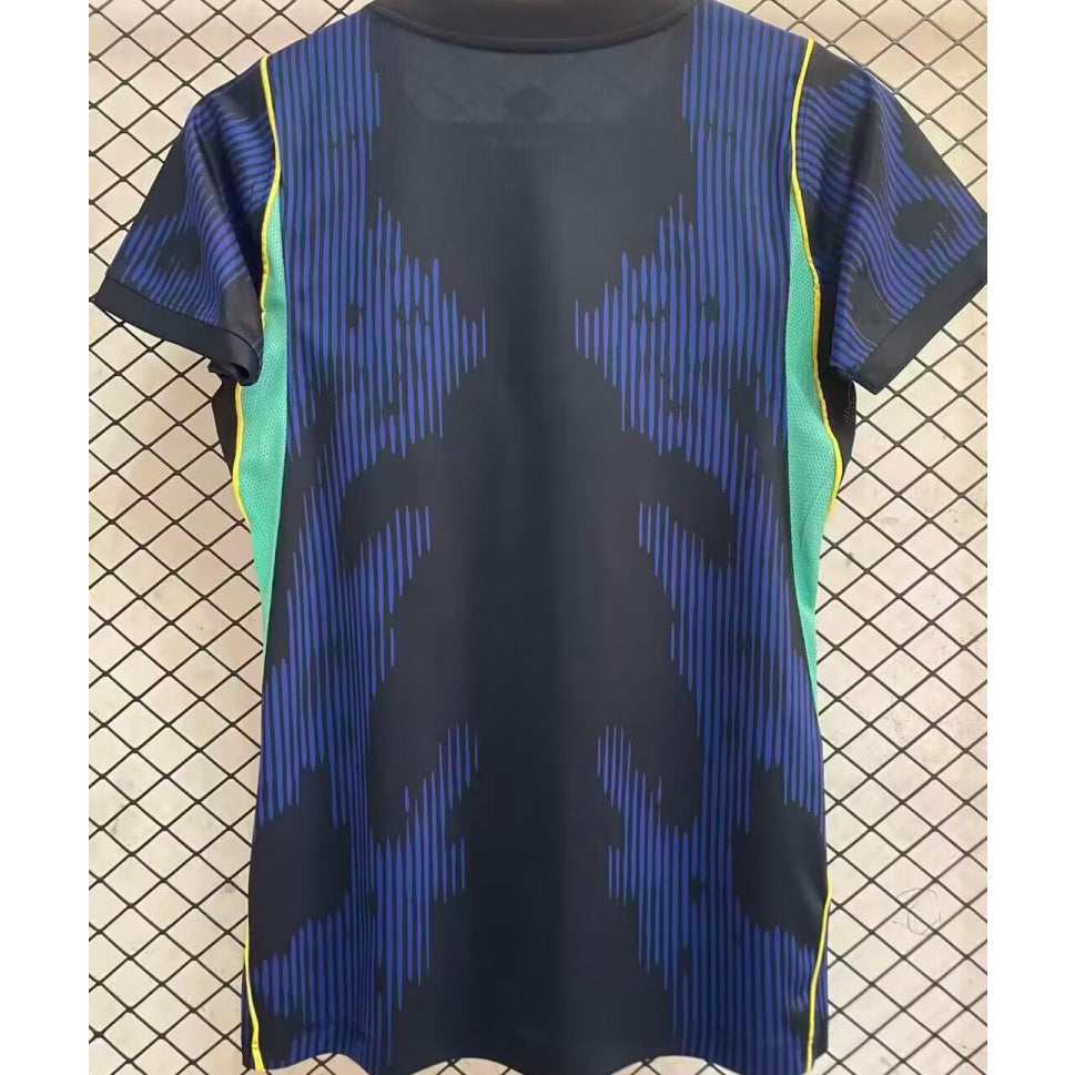 Maillot de football femme Brésil extérieur Le 12ème Maillot, maillot 25/26, détail du design et couleurs du maillot officiel.