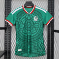 Maillot domicile Mexique 25/26 pour femme, marque Le 12 -ème Maillot, vue front du maillot de football.