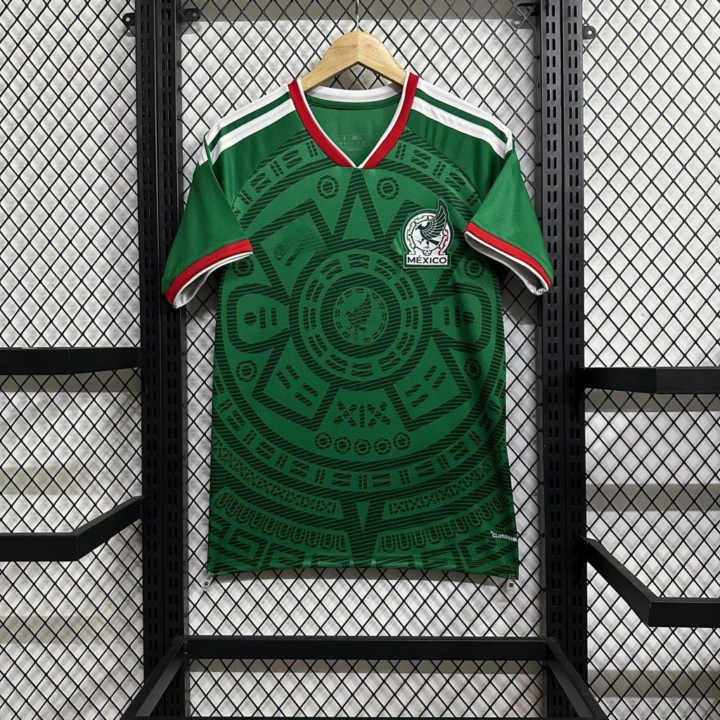 Maillot domicile Mexique 25/26 Le 12 -ème Maillot, maillot de football avec couleurs du Mexique, vue de face.