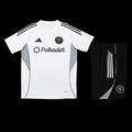 Ensemble Inter Miami Le 12 -ème Maillot, maillot de football avec logo de l'équipe, devant blanc avec détails en vert et rose
