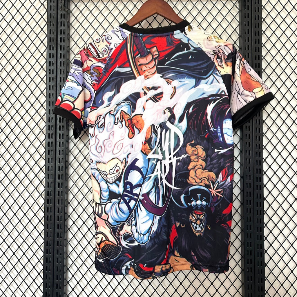 Maillot 24/25 Japon anime Le 12 -ème Maillot, style W, avec design coloré de style manga japonais.
