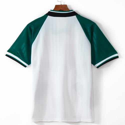 Maillot extérieur rétro Liverpool 1993-1995, marque Le 12, avec logo et détails d'équipe, vue de face.