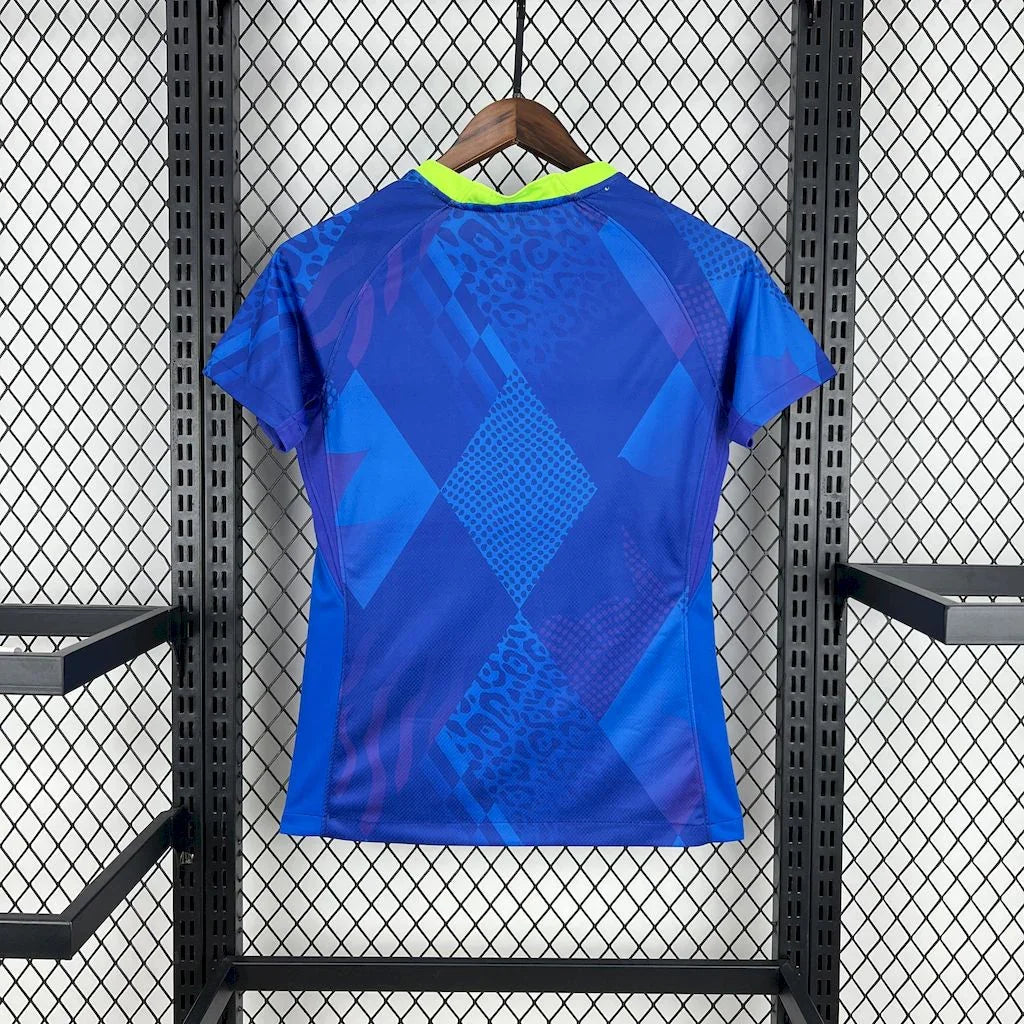 Maillot de football féminin Brésil 2025 Le 12 -ème Maillot, maillot extérieur avec logo et design officiel.