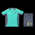 Ensemble Ajax de la marque Le 12 -ème Maillot, maillot et short en tissu sportif, couleurs bleues et blanches.