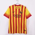 Maillot extérieur rétro du FC Barcelone 2013-2014, marque Le 12, avec le logo et les détails du design classique.