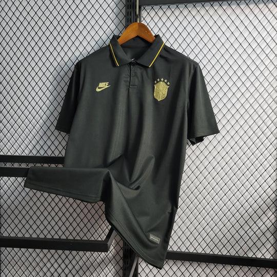 Maillot de football Brésil Concept 2022/23 de Le 12 -ème Maillot, vue front avec logo et design coloré.