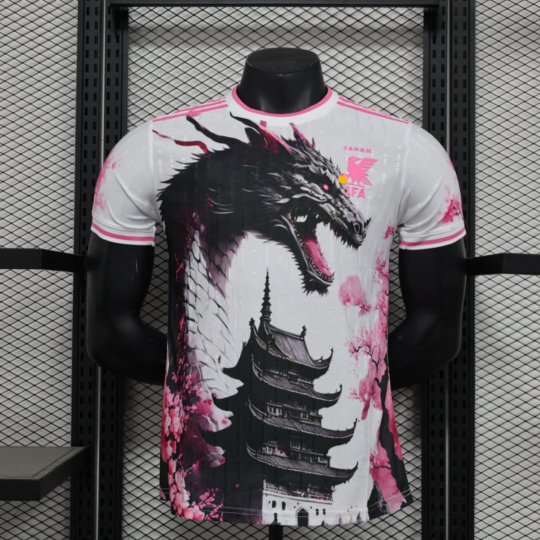 Maillot de football Le 12-ème Maillot pour enfant 25/26 Japon, design spécial joueur D, devant avec logo et détails sportifs
