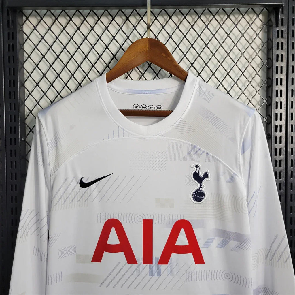 Maillot Tottenham manches longues 2023-24 Le 12 -ème Maillot, maillot de football avec logo Tottenham et design moderne.