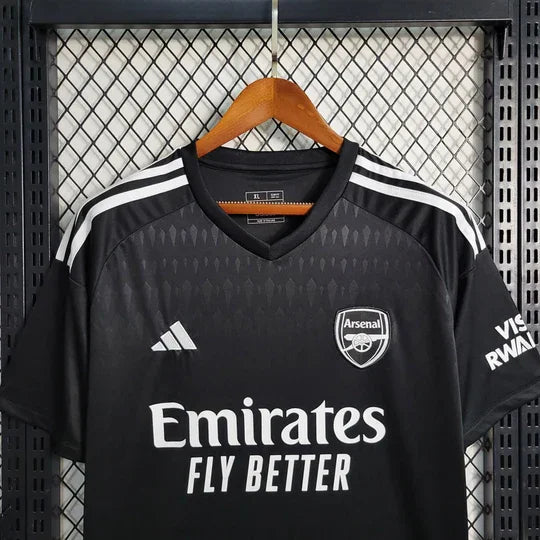 Maillot de gardien Arsenal 2023-2024 Le 12-ème Maillot, maillot de football avec logo et design spécifique pour gardien.