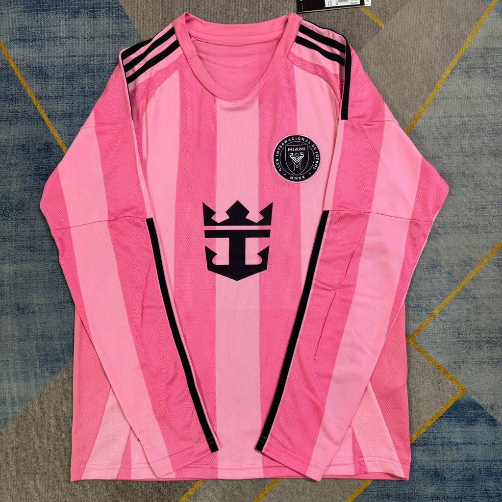 Maillot domicile à manches longues Le 12 -ème Maillot Inter Miami 25/26, maillot de football avec logo et design officiel.