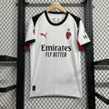 Maillot extérieur AC Milan 25/26 Le 12 -ème Maillot, maillot de football avec logo et détails en bleu et rouge