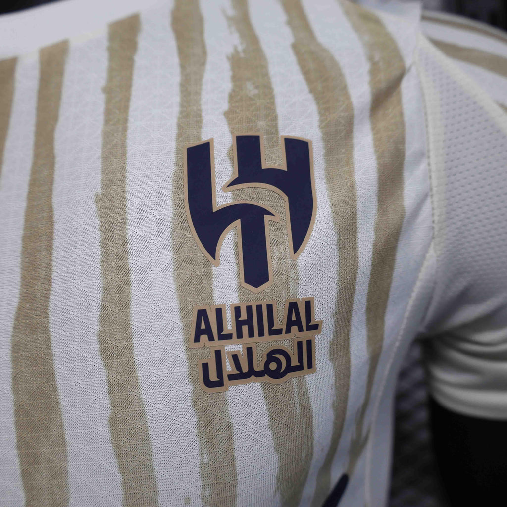 Maillot extérieur Al-Hilal 2025-26 Le 12 -ème Maillot, maillot de football avec logo et design officiel visible.
