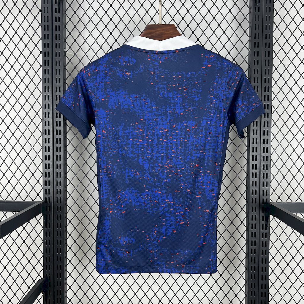 Maillot domicile femme 2024/2025 de l'équipe de France, marque Le 12-ème Maillot, avec logo et design officiel.