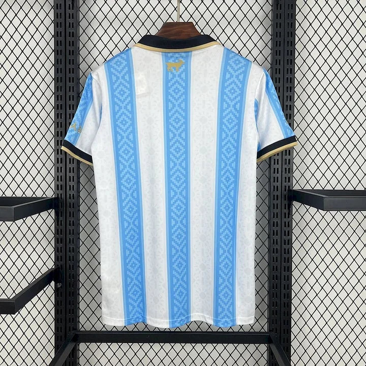 Maillot de football Argentine 2025-2026 Le 12, maillot concept avec les couleurs et logo argentins visibles.