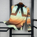 Maillot de gardien de but France 25/26 à manches longues, marque Le 12 -ème Maillot, en tissu bleu avec logo et détails blancs.