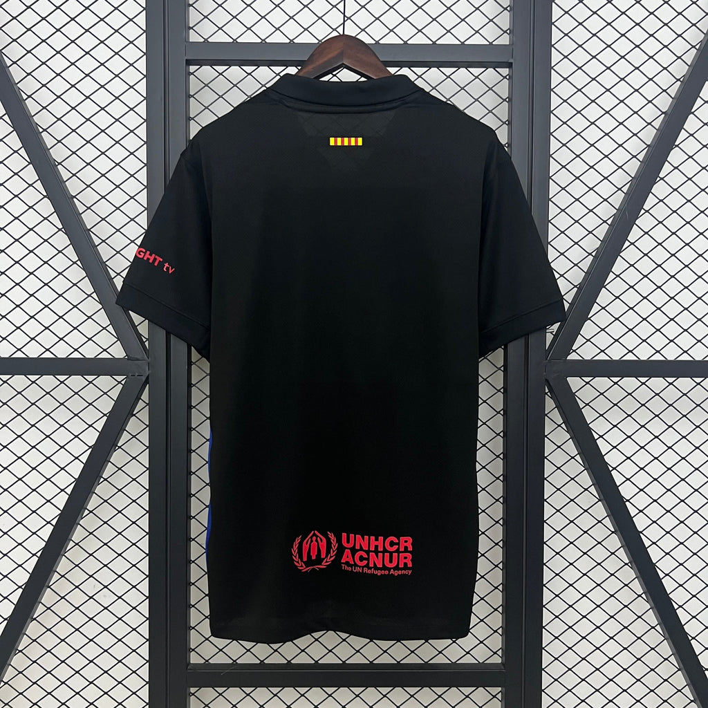 Maillot extérieur Barcelone 24/25 Le 12 -ème Maillot, design bleu avec logo et détails du club.
