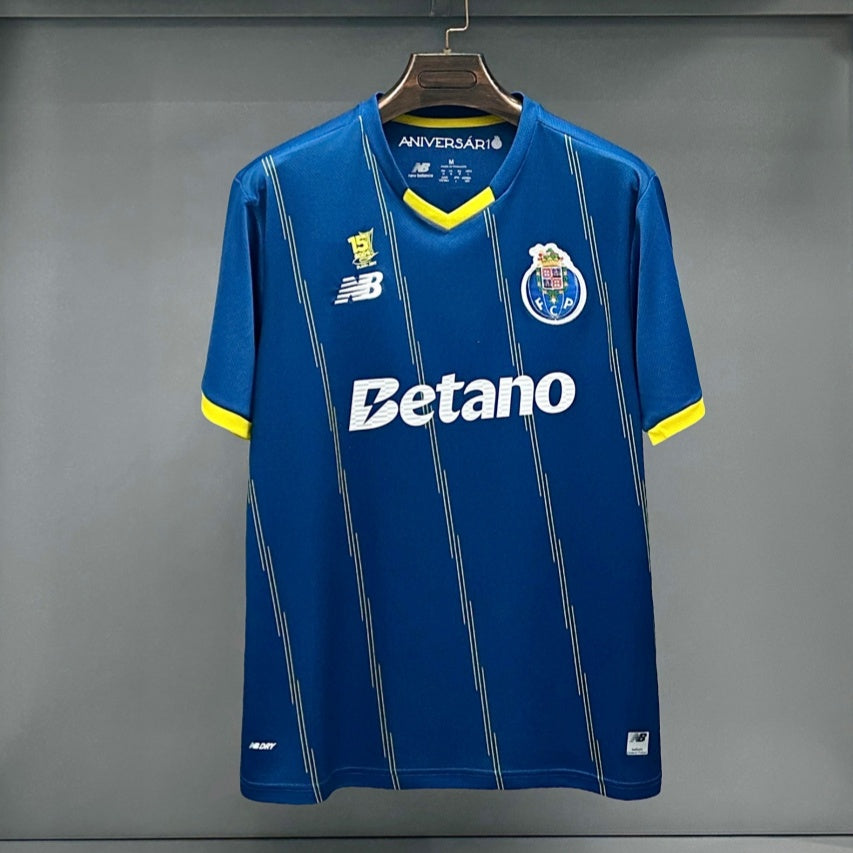 Maillot 25/26 Porto Fourth de Le 12 -ème Maillot, maillot de football bleu et blanc avec logo du club, vue de face.