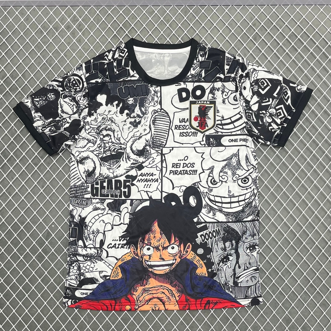 Maillot 25/26 Japan anime spécial, fabriqué par Le 12 -ème Maillot, vue de face avec logo et design coloré.