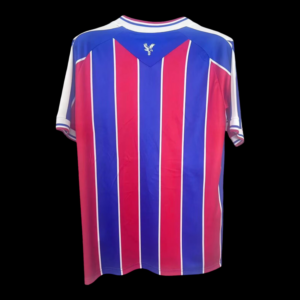 Maillot domicile Crystal Palace 25/26 Le 12 -ème Maillot, maillot de football avec logo et design officiel, vue de face.