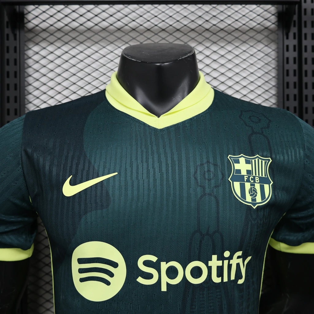 Maillot FC Barcelone 2025-2026 par Le 12 -ème Maillot, vue de face avec logo et détails du design du maillot de football.
