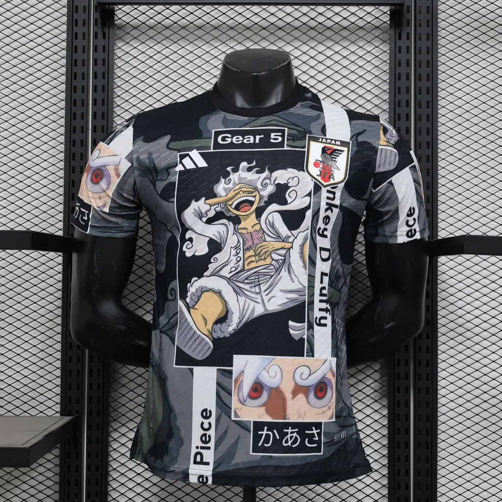 Maillot Japon Concept 2025-2026 de Le 12 -ème Maillot, blanc avec motifs bleus et rouges, vue frontale.