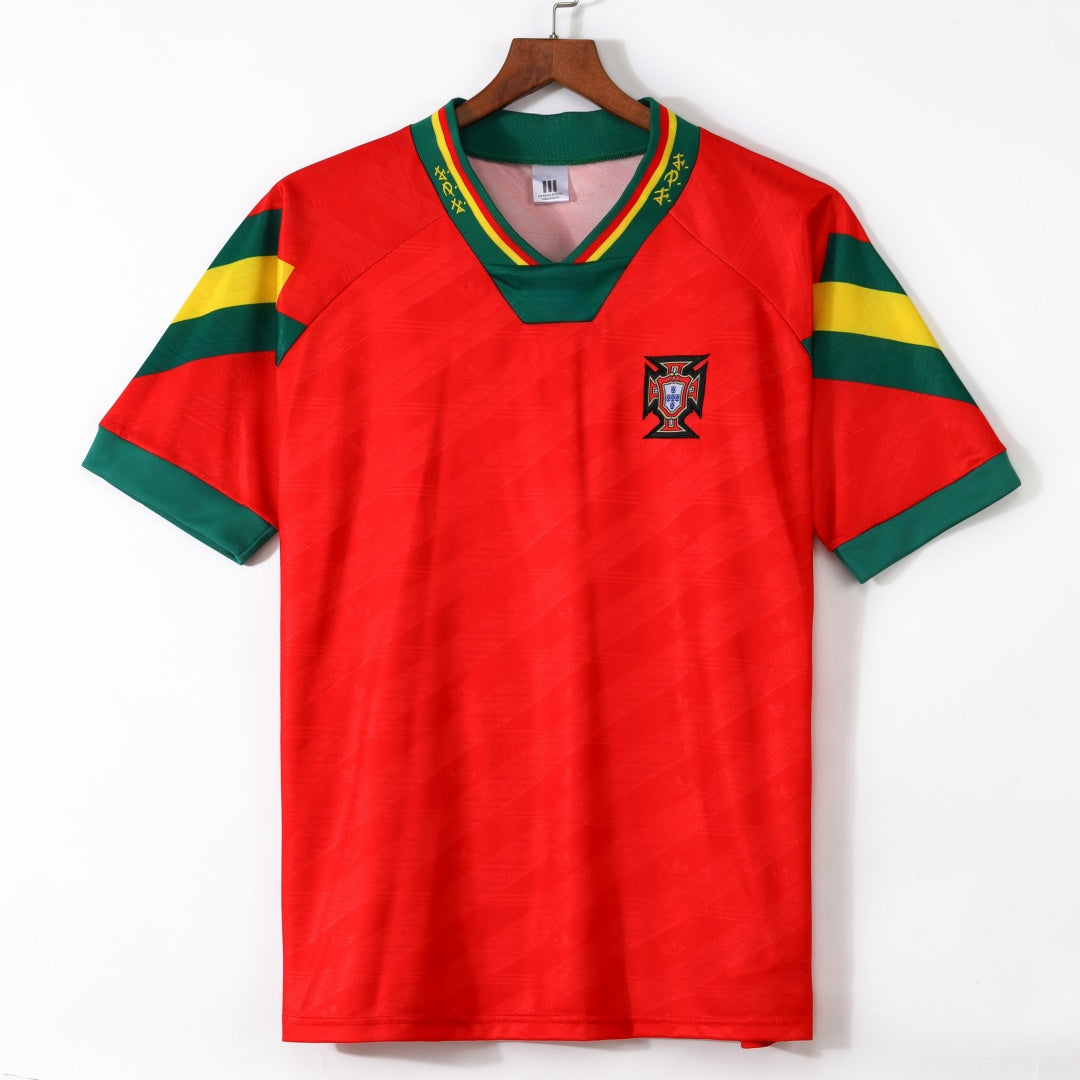 Maillot domicile Portugal 1992-1994 Le 12 -ème Maillot, maillot rétro de football avec logo et design vintage visible.