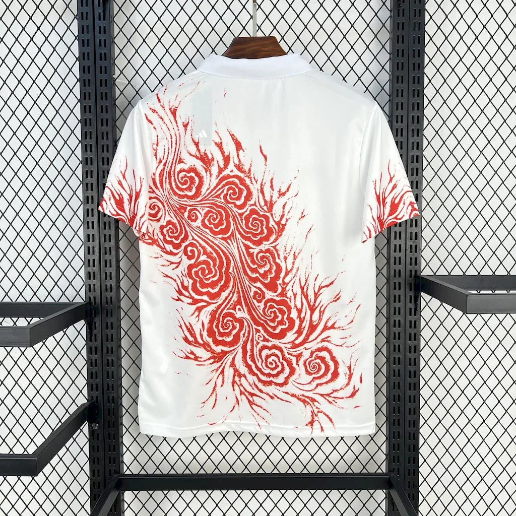 Maillot de football Japon 2025-26 de la marque Le 12-ème Maillot, devant avec logo et design moderne.