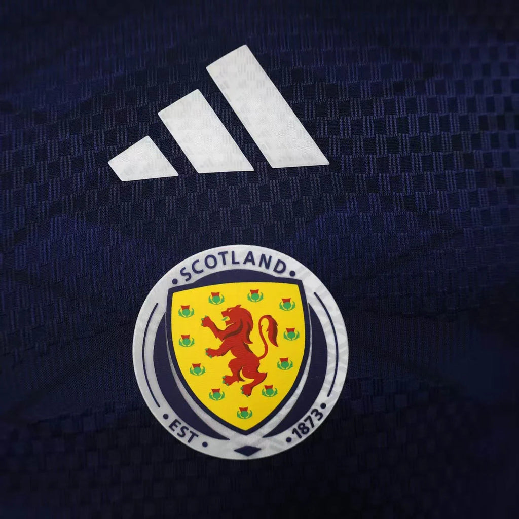 Maillot Écosse Coupe du monde 2026 Le 12 -ème Maillot, maillot de football écossais avec logo de l'équipe nationale.