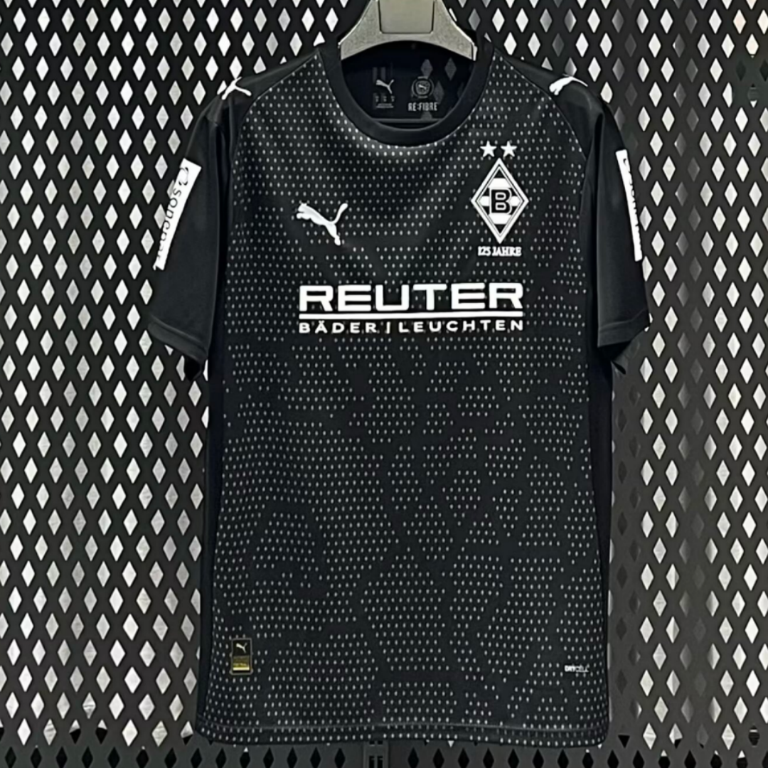 Maillot third Borussia Mönchengladbach Le 12 -ème Maillot, maillot de football bleu avec logo et détails du club.