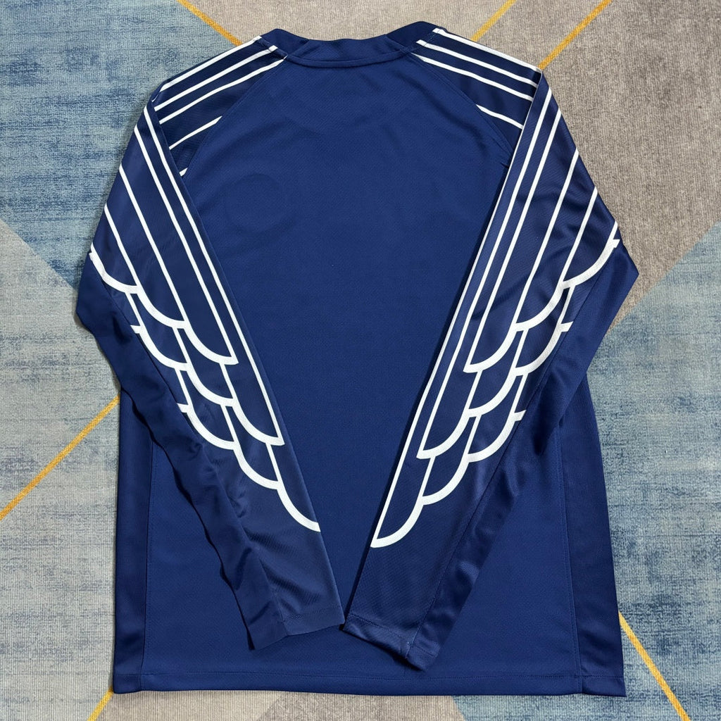 Maillot PSG 25/26 Third à manches longues, marque Le 12-ème Maillot, vue de face avec logo et design officiel.