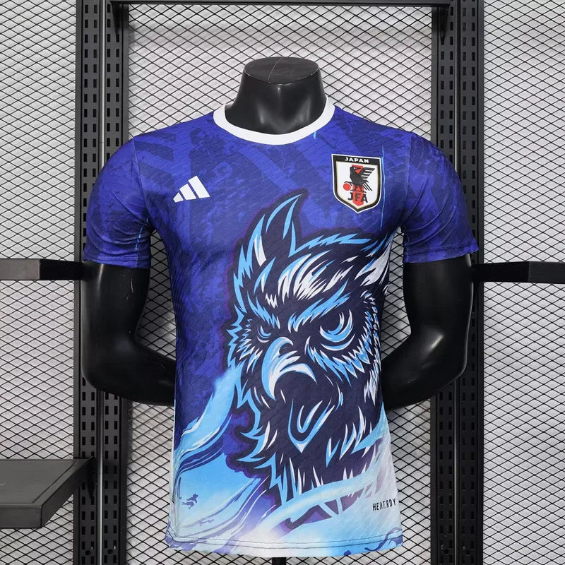 Maillot de football Japon concept 2025-26 Le 12 -ème Maillot, design moderne avec drapeau japonais et détails sportifs.