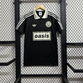Maillot pour enfants 25/26 ans Le 12 -ème Maillot, modèle Oasis noir, en tissu léger et confortable, vue de face.