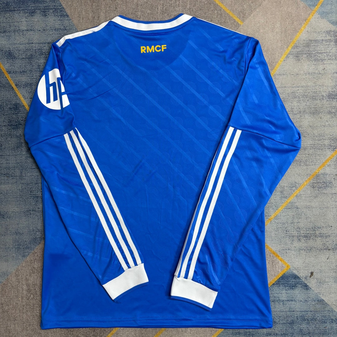 Maillot à manches longues Real Madrid troisième maillot 2025/2026, marque Le 12 -ème Maillot, vue de face avec logo et détails du design