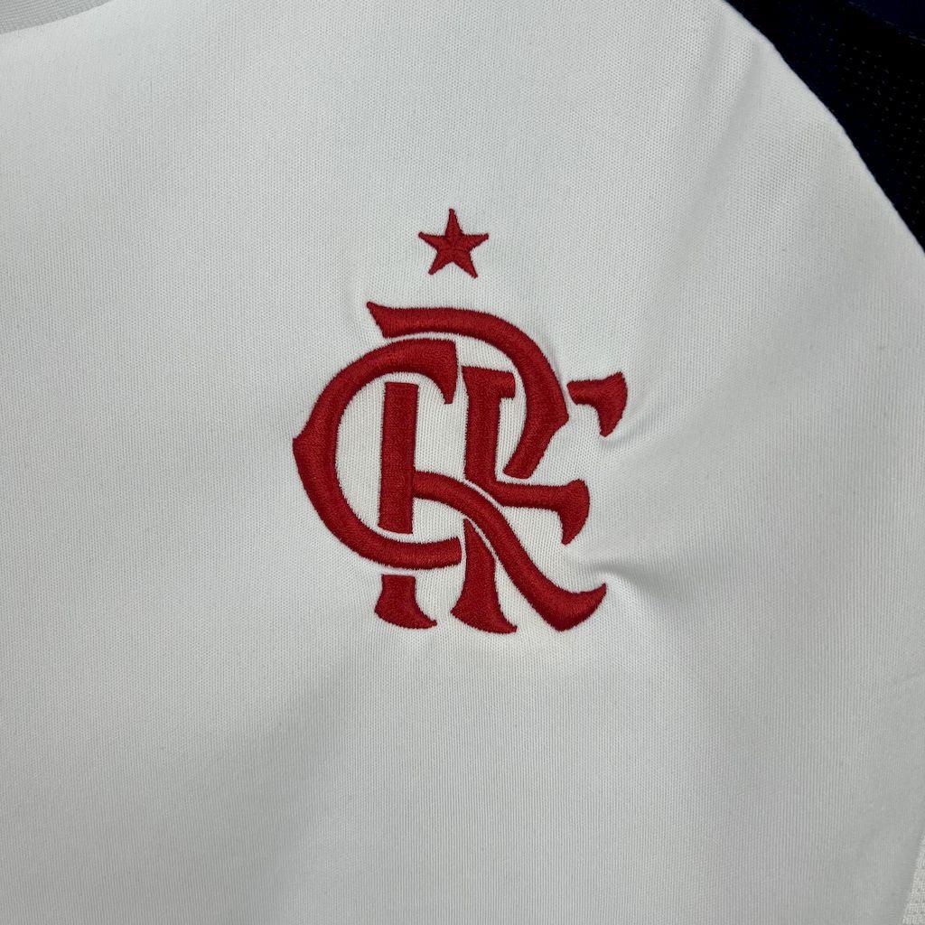 Maillot extérieur féminin Flamengo 2025-26 Le 12 -ème Maillot, maillot de football rouge avec logo du club