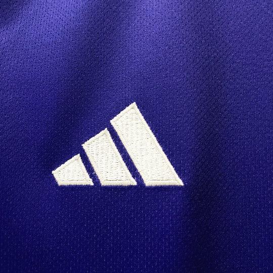 Maillot Argentine 2022/23 Coupe du Monde Le 12, maillot de football avec les couleurs argentines et le logo de la sélection.